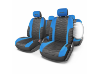 Авточехлы trial со швами под airbag TRL-1105 BK/BL (M)