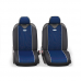 Авточехлы - «майки» с закрытыми сиденьями carbon plus CRB-902P BK/BL