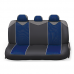 Авточехлы - «майки» с закрытыми сиденьями carbon plus CRB-902P BK/BL