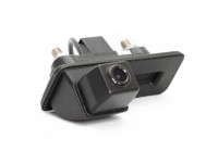 CCD штатная камера заднего вида AVIS AVS321CPR для SKODA FABIA/ OCTAVIA/ ROOMSTER/ SUPERB/ YETI (#123), интегрированная с ручкой багажника